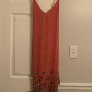 White House black market beaded dress